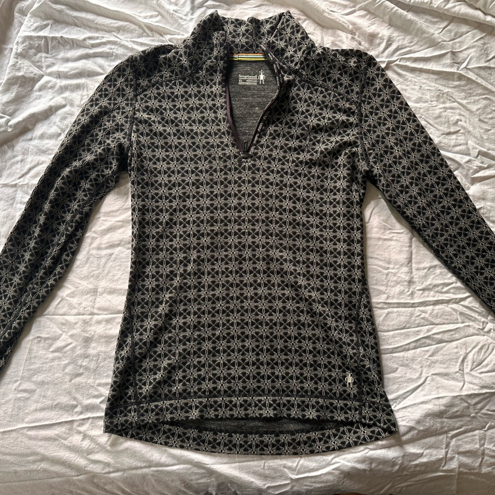 Smartwool 1/4 zip pullover - XL